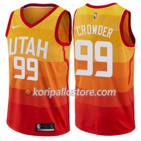 Utah Jazz Jae Crowder 99 Nike City Edition Miesten Pelipaidat Swingman 